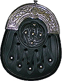 Celtic Circle Lace Sporran with Cantle