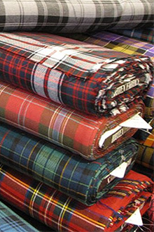Acrylic Tartan Fabric By The Yard