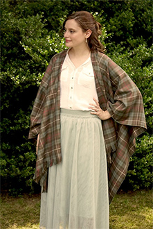 Wool Tartan Serape